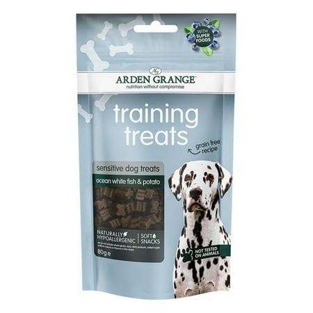 Arden Grange Grain Free Ocean White Fish & Superfoods Dog Treats - 80G