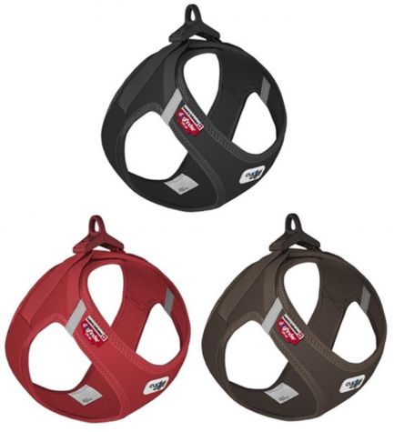 Curli Vest Harness with Curli Clasp Softshell for Dogs - BROWN/LARGE