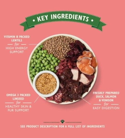 [101152-1] Lily's Kitchen Wild Woodland Walk - Venison & Duck Grain Free Adult Dry Dog Food - 2.5KG