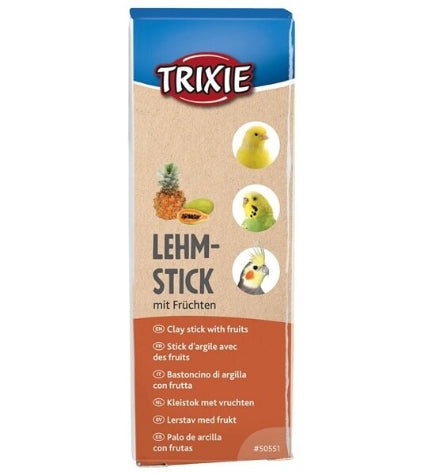 [103155-1] Trixie Clay Stick with Fruits Bird Treat - 250G