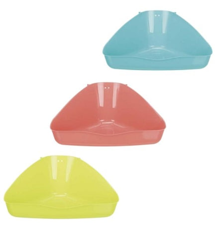 Trixie Corner Toilet for Guinea Pigs & Small Rabbit - GREY/21X36X30CM