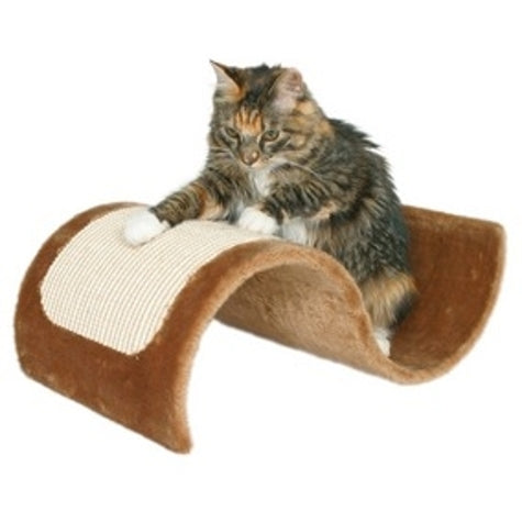 Trixie Wavy Scratching Wave for Cats - BROWN/50X18X29CM