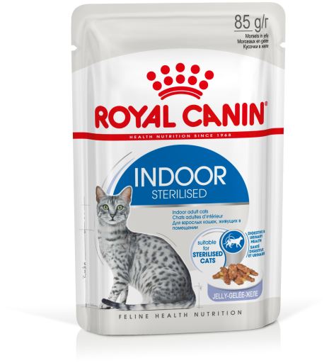 [RO288030] Royal Canin Feline Health Nutrition Indoor Jelly (Wet Food - Pouches) 1 x 85 g
