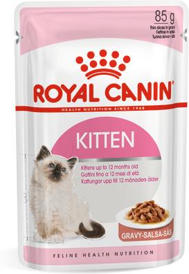 [RO307550] Royal Canin Feline Health Nutrition Kitten Gravy (Wet Food - Pouches) 1 x 85 g