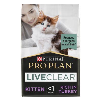 [12425129] Purina Pro Plan LiveClear Kitten, Allergen Reducing Dry Cat Food with Turkey 1.4 kg
