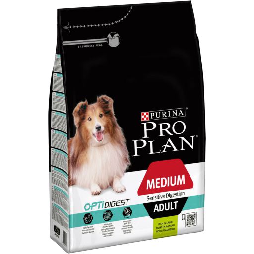 [12278098] Purina Pro Plan Sensitive Digestion Medium Adult, Dry Dog food with Lamb, 3 kg