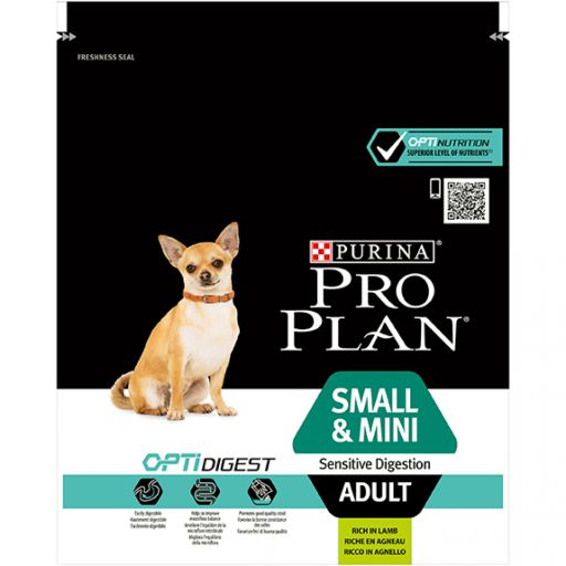 [12377367] Purina Pro Plan Sensitive Digestion Small and Mini Adult, Dry Dog food with Lamb, 3 kg