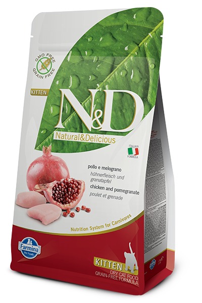 Farmina N&D Prime - KITTEN - Chicken & Pomegranate Recipe - 1.5Kg