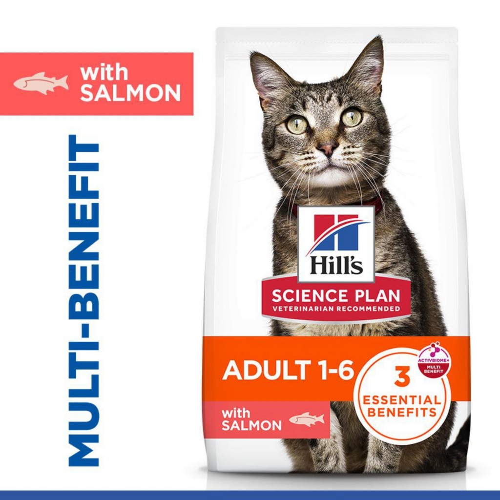 Hill's Science Plan Adult Cat Food With Salmon - 3 kg
