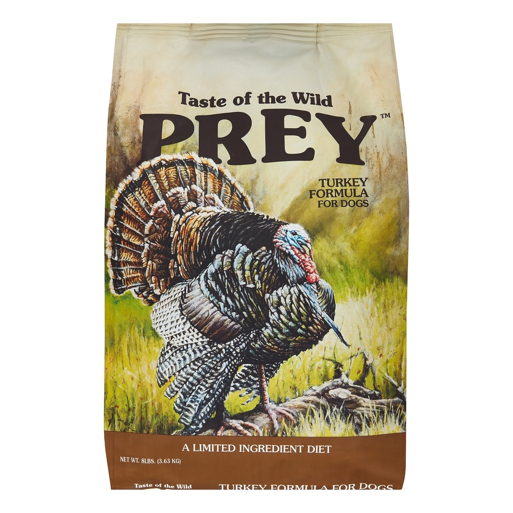 Taste of the Wild - PREY Turkey Limited Ingredient Formula for Dogs - 3.63kg (8 lbs)
