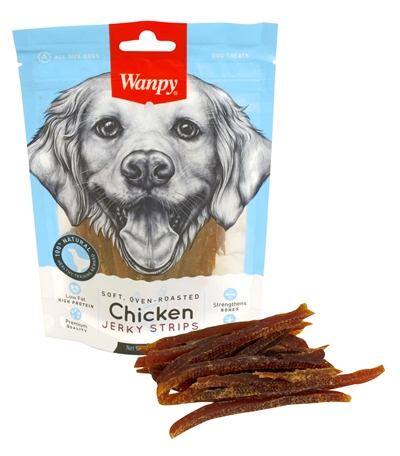[CA-04S] Wanpy - Soft Jerky Strips CHICKEN 100g