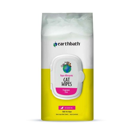 Earthbath Hypoallergenic Grooming Wipes - CAT
