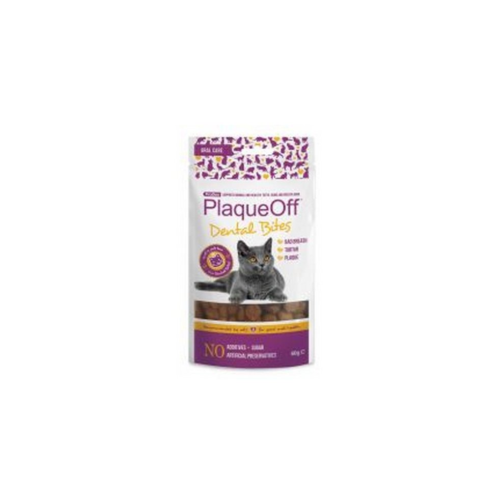 ProDen PlaqueOff Dental Bites for Cats - Veggie 60g