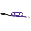 LupinePet 1/2-inch-wide - PURPLE - DOG LEASH with Padded Handle