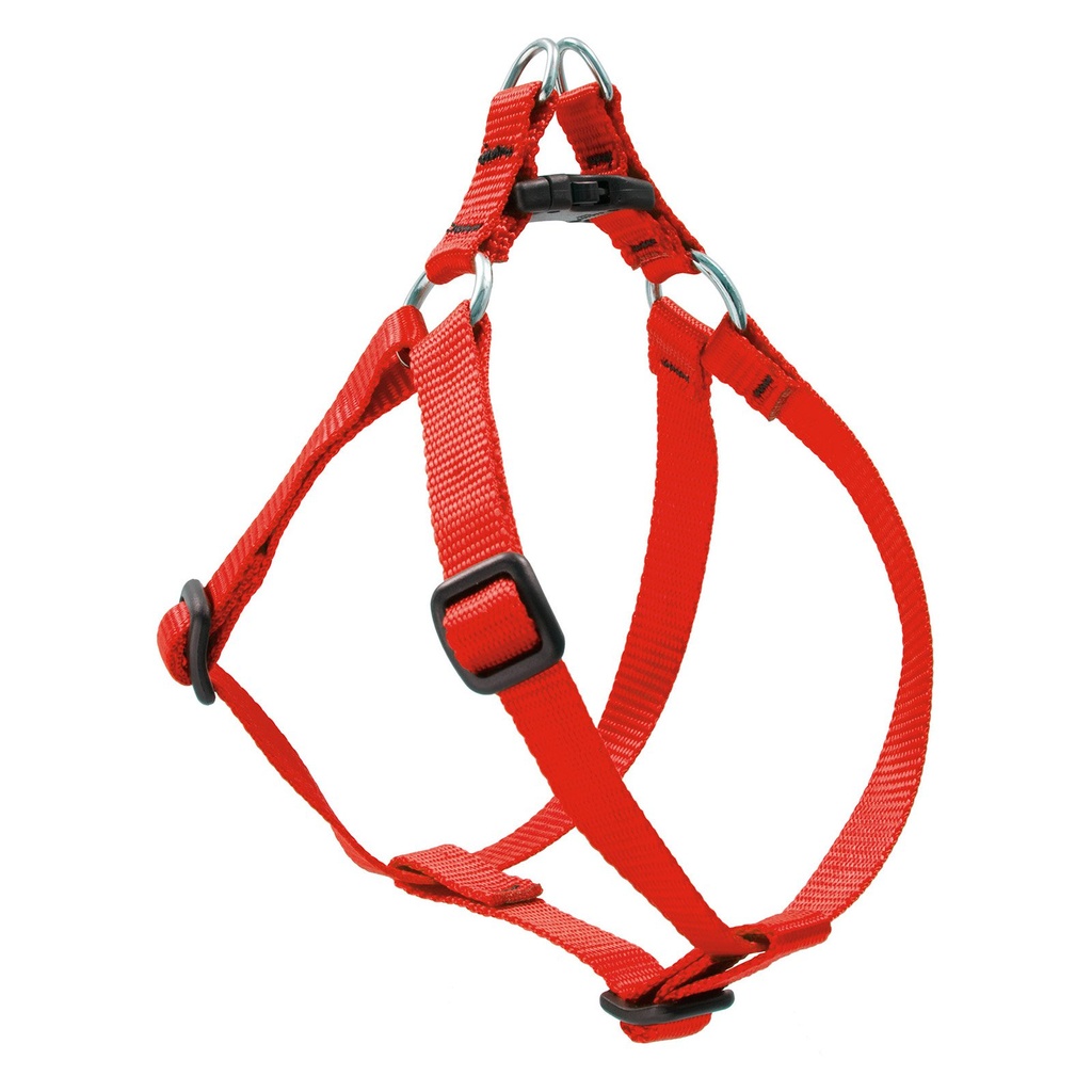LupinePet 1/2-inch-wide - RED - STEP IN HARNESS - (12" - 18") (31 - 45 CM)