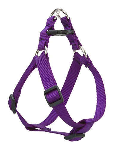 LupinePet 3/4-inch-wide - PURPLE - STEP IN HARNESS - (15" - 21") (39 - 53 CM)