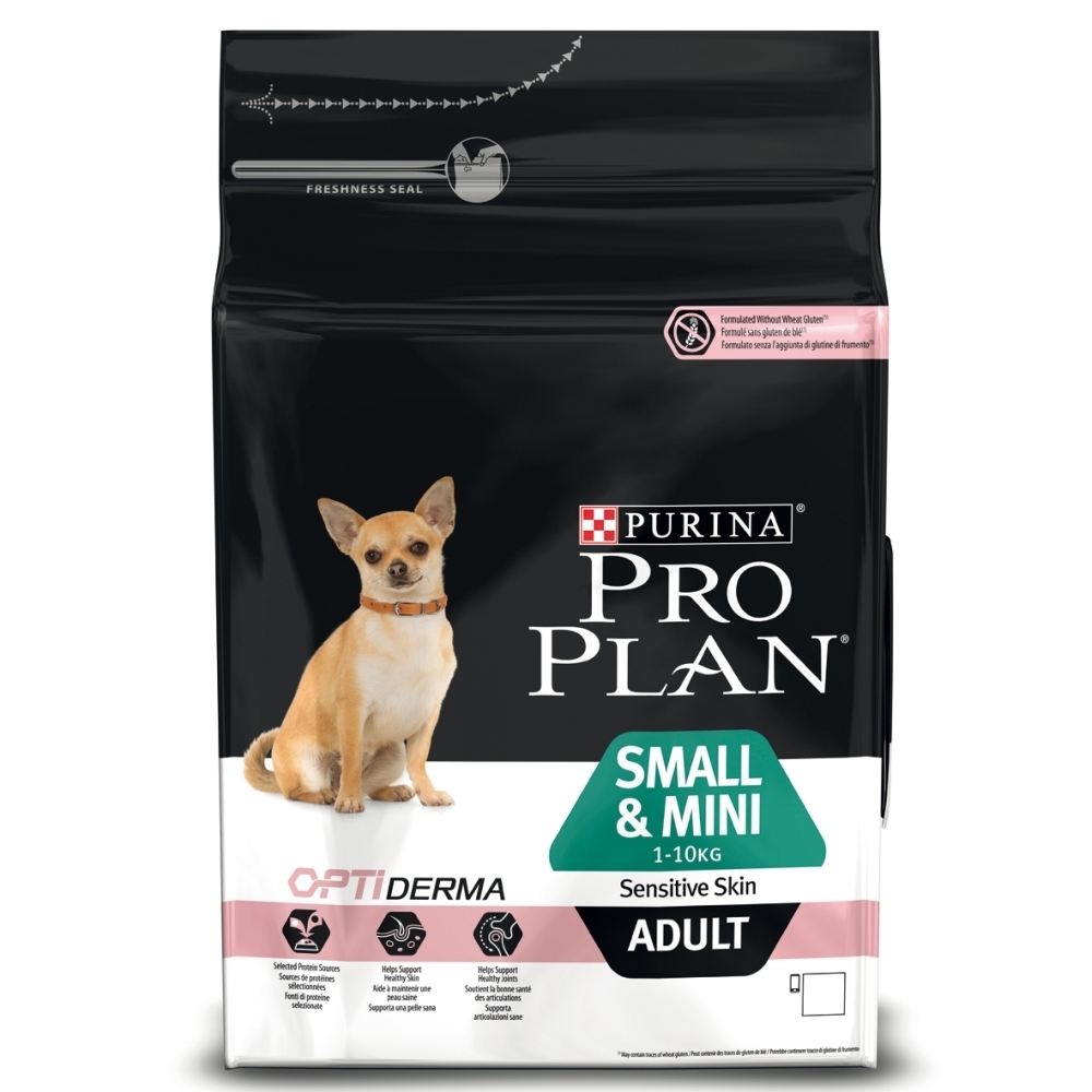 Purina Pro Plan SENSITIVE SKIN - Adult SMALL & MINI Dog - Salmon, 3kg