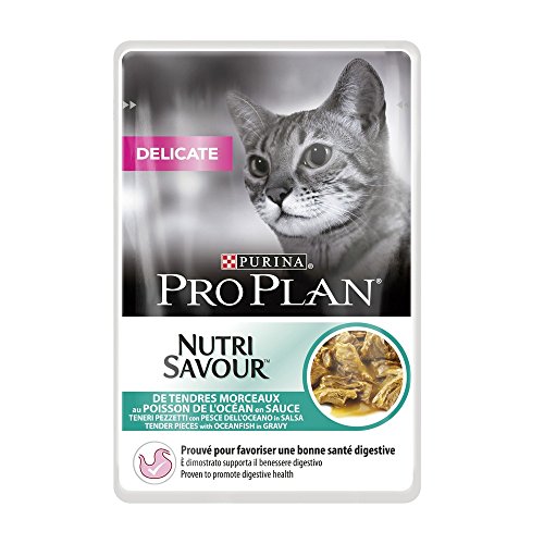 Pro Plan Adult CAT - DELICATE DIGESTION - Oceanfish in Gravy - 85g Pouch